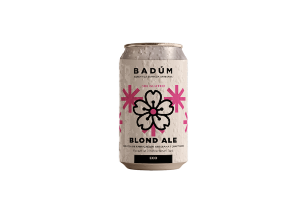 Cerveza Blond Ale sin gluten eco 33cl Lata